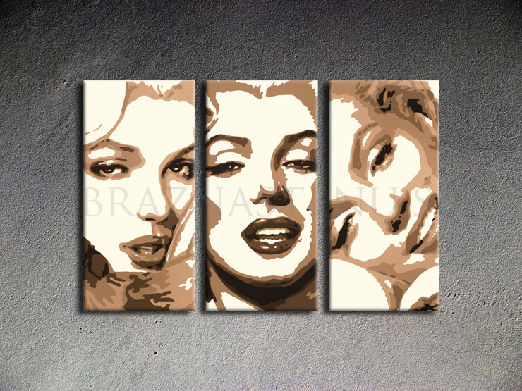 Ručne maľovaný POP Art Marilyn MONROE !!!AKCIA!!!
