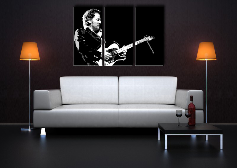 Maľovaný POP ART obraz na stenu Bruce Springsteen