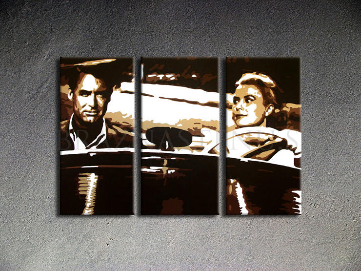 Maľovaný POP ART obraz na stenu James Bond