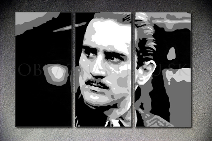 Ručne maľovaný POP Art Godfather Rober De Niro 3 dielny 