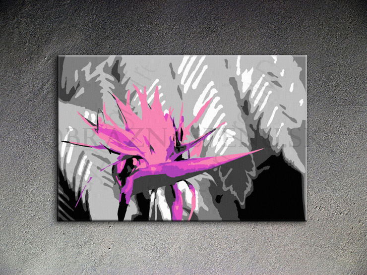 Ručne maľovaný POP Art Flower 1 dielny 